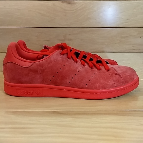 adidas Other - Adidas Stan Smith Red Suede Mens 11 Shoe